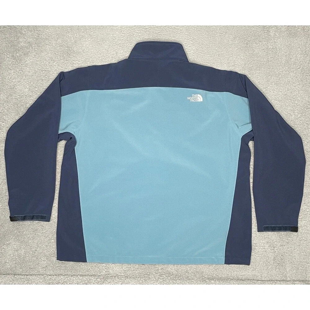 The North Face Apex Bionic Jacket Soft Shell‎ Long Sleeve Storm Blue Mens 2XL